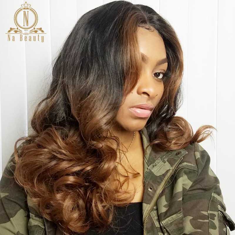 Brown Ombre Human Hair Wig Body Wave Full Lace Human Hair Wigs 360 Lace Frontal Wig 13x6 Front Wigs Nabeauty 180, 13x6 lace front wig
Brown Ombre Human Hair Wig Body Wave Full Lace Human Hair Wigs 360 Lace Frontal Wig 13x6 Front Wigs Nabeauty 180, 13x6 lace front wig