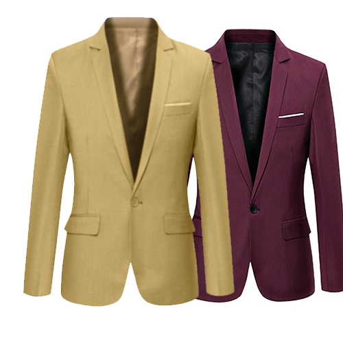 Men' Solid Color Step Collar Slim Blazer Formal Business Wear One Button Suit, Black
Men' Solid Color Step Collar Slim Blazer Formal Business Wear One Button Suit, Black