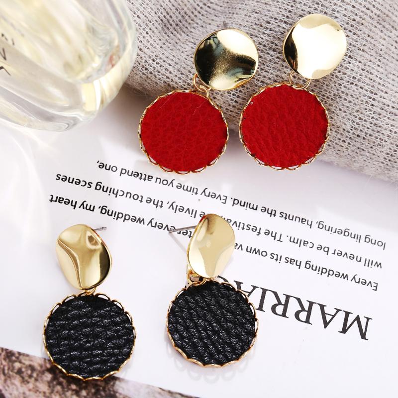 Dangle & Chandelier Boho Vintage Geometric Earrings For Women Sequins Round Red Black Artificial Leather Earring Set Female Jewelry Wedding
Dangle & Chandelier Boho Vintage Geometric Earrings For Women Sequins Round Red Black Artificial Leather Earring Set Female Jewelry Wedding