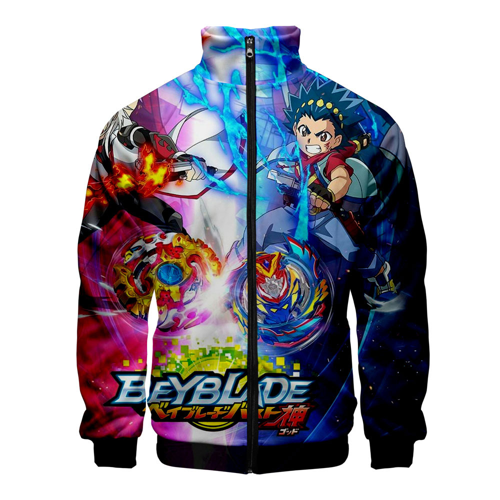 Beyblade Burst Evolution Women/men Hoodie Sweatshirt 3D Print Stand Collar Zipper Jacket Casual Slim Hoody Sportswear Streetwear, 003
Beyblade Burst Evolution Women/men Hoodie Sweatshirt 3D Print Stand Collar Zipper Jacket Casual Slim Hoody Sportswear Streetwear, 003