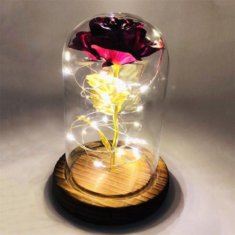 LED Eternal Flower Immortal Rose Light Up Dome Beauty Rose Valentine's Day Birthday Christmas Day Gift, Blue
LED Eternal Flower Immortal Rose Light Up Dome Beauty Rose Valentine's Day Birthday Christmas Day Gift, Blue