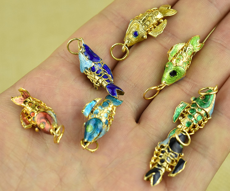 5pcs 4cm Lifelike Sway Koi Fish Charms DIY Jewelry Making Charms Cloisonne Enamel Lucky Fish pendant Earrings Bracelet Anklet Making
5pcs 4cm Lifelike Sway Koi Fish Charms DIY Jewelry Making Charms Cloisonne Enamel Lucky Fish pendant Earrings Bracelet Anklet Making