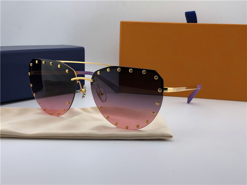HOT New fashion designer sunglasses 0984 frameless irregular frame with rivets popular avant-garde style top quality uv400 protection eyewea, White;black
HOT New fashion designer sunglasses 0984 frameless irregular frame with rivets popular avant-garde style top quality uv400 protection eyewea, White;black