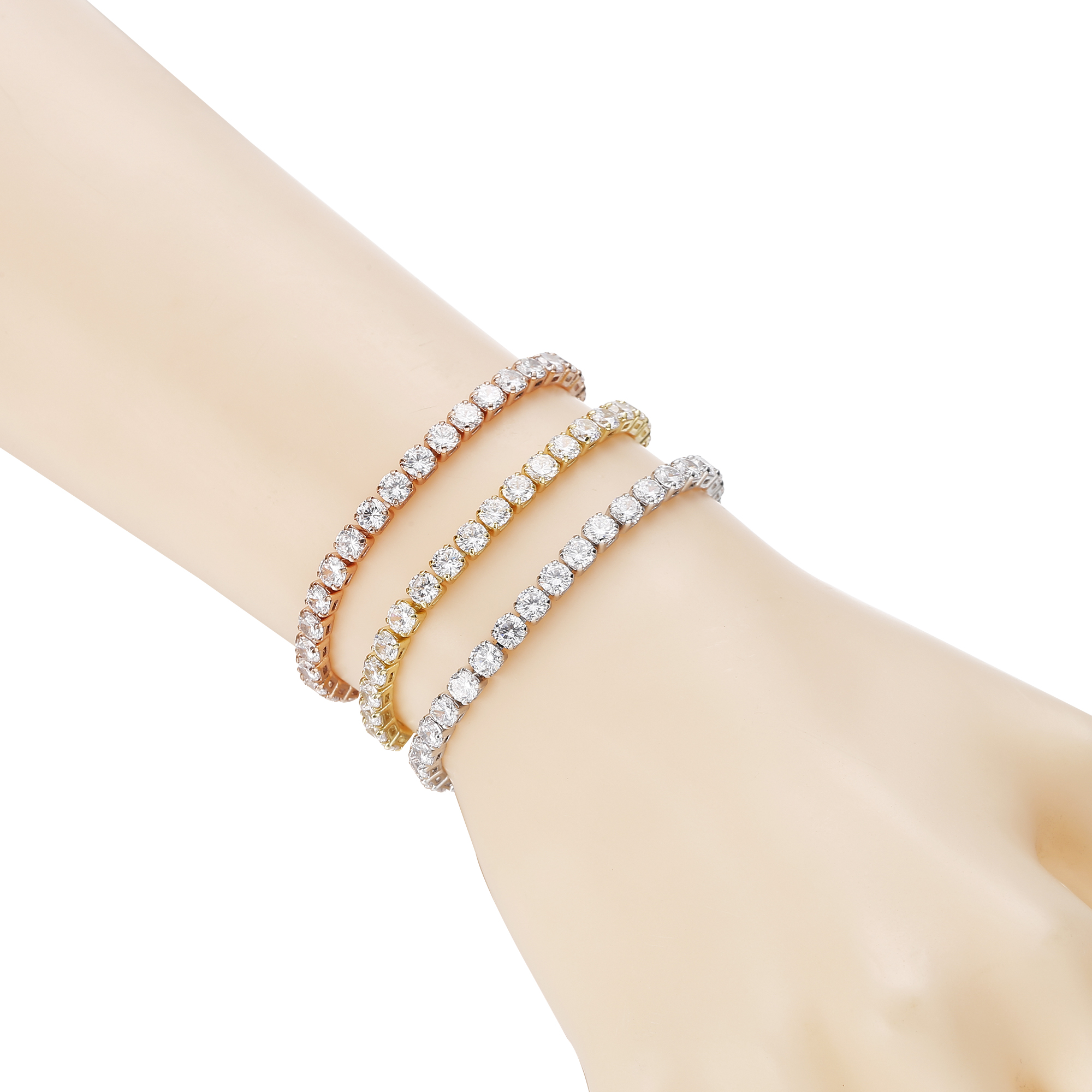 Lady Girl Silver Infinity Endless Love Symbol Charm Bracelet Jewelry Gift with Shiny Crystal Bangle Bracelet for Friendship / Sister / Mothe