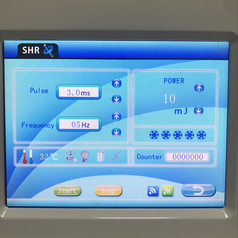 Portable Laser Ipl Opt Opt E Light Handset Lamp Handle Maquina Depiladora Hair Removal Hairs Removing Machine