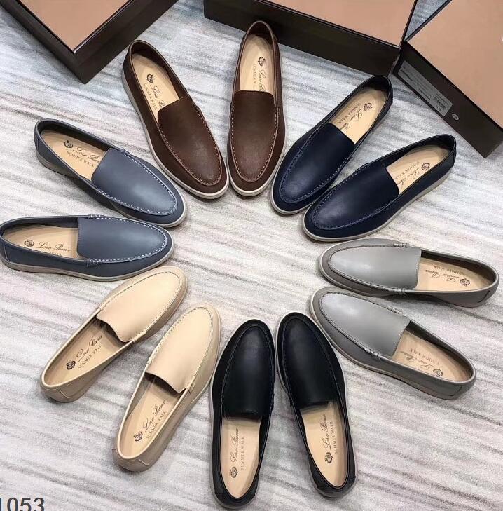 Real leather Luxury Mens Walk shoes Simple Loro sneakers Slip-on Flats Wedding dress shoe 39
Real leather Luxury Mens Walk shoes Simple Loro sneakers Slip-on Flats Wedding dress shoe 39