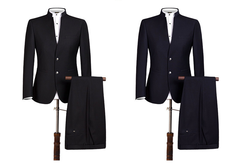 Cool Two Buttons Groomsmen Mandarin Lapel Groom Tuxedos Mens Wedding Dress Man Jacket Blazer Prom Dinner 2 Piece Suit(Jacket+Pants+Tie) A122, Same as image
Cool Two Buttons Groomsmen Mandarin Lapel Groom Tuxedos Mens Wedding Dress Man Jacket Blazer Prom Dinner 2 Piece Suit(Jacket+Pants+Tie) A122, Same as image