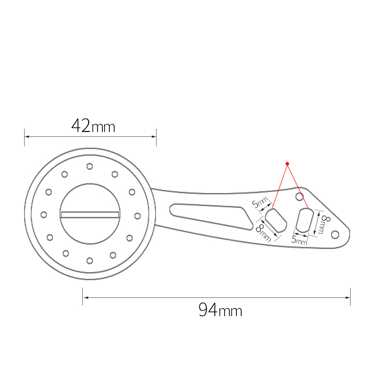 Rompin Fishing Reel Handle Aluminum Alloy EVA Knob Rocker Strong Durable Single Fishing Reel Handle Bait casting Reel Accessory