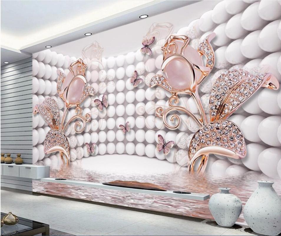 CJSIR Papel De Parede Custom Photo Mural 3D Wall Sticker New 3D Round Rose Butterfly Jewelry Background Wall Wallpaper Decor, As the pictures
CJSIR Papel De Parede Custom Photo Mural 3D Wall Sticker New 3D Round Rose Butterfly Jewelry Background Wall Wallpaper Decor, As the pictures