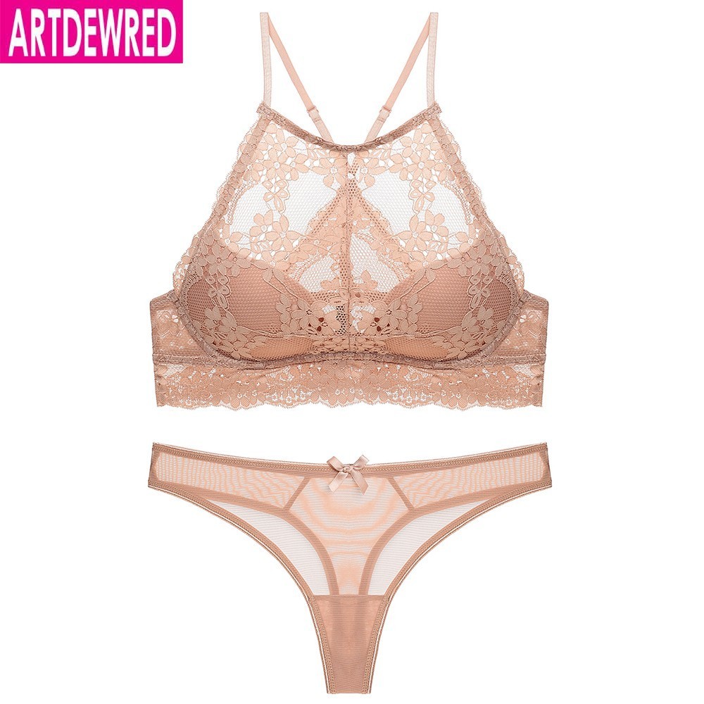 New Top Cotton Sexy Underwear Set Bras Brassiere Women Lingerie Set Lace Embroidery Push up Bra Panties Sets Deep V Gather, Beige
New Top Cotton Sexy Underwear Set Bras Brassiere Women Lingerie Set Lace Embroidery Push up Bra Panties Sets Deep V Gather, Beige