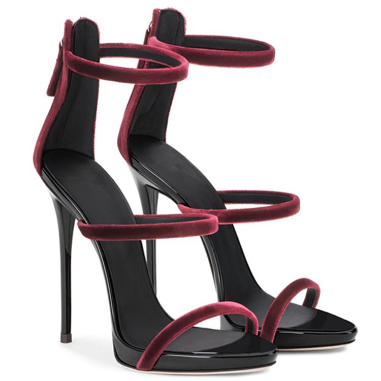 2022 summer fashion sandals narrow band gladiator ankle strap stiletto heel big size 42 43 44 45 chic designer shoes for party ladies, Black
2022 summer fashion sandals narrow band gladiator ankle strap stiletto heel big size 42 43 44 45 chic designer shoes for party ladies, Black