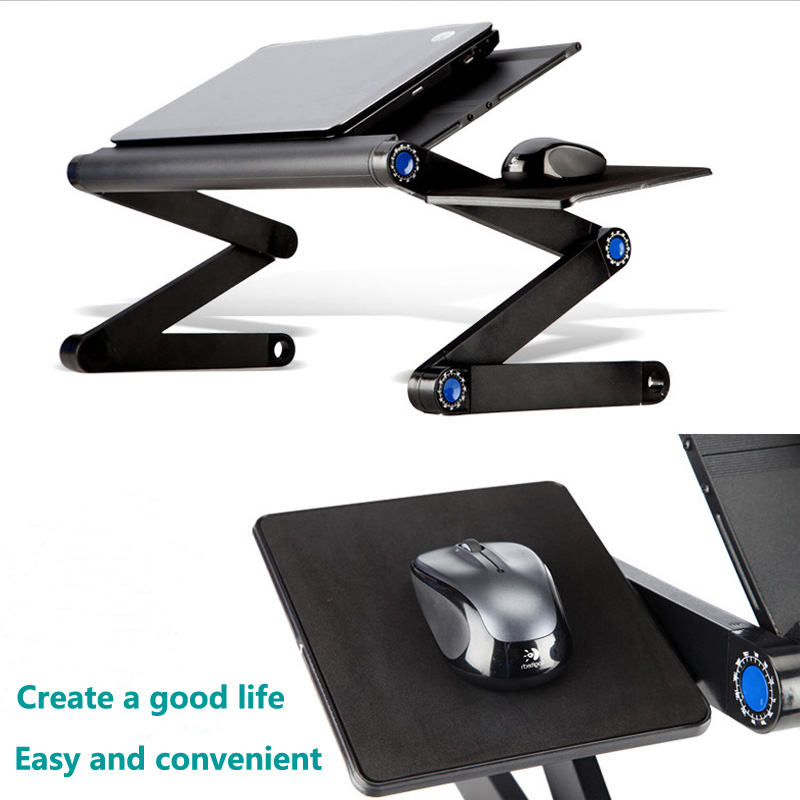 Ergonomic Laptop desk vented lap computer bed table portable e-table with mouse pad allo'y notebook support stand study Sofa
Ergonomic Laptop desk vented lap computer bed table portable e-table with mouse pad allo'y notebook support stand study Sofa