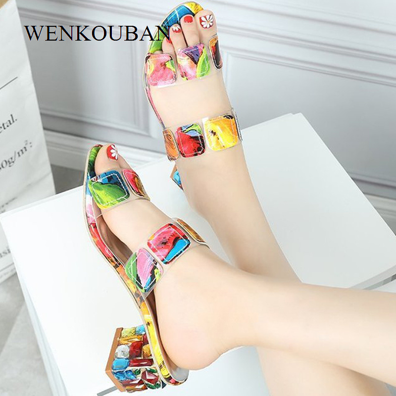 Sandals Woman 2021 Summer Multi Colors Ladies Square Heels Sandalia Feminina Fashion Beach Flip Flops Sandalias Mujer, Colorful
Sandals Woman 2021 Summer Multi Colors Ladies Square Heels Sandalia Feminina Fashion Beach Flip Flops Sandalias Mujer, Colorful