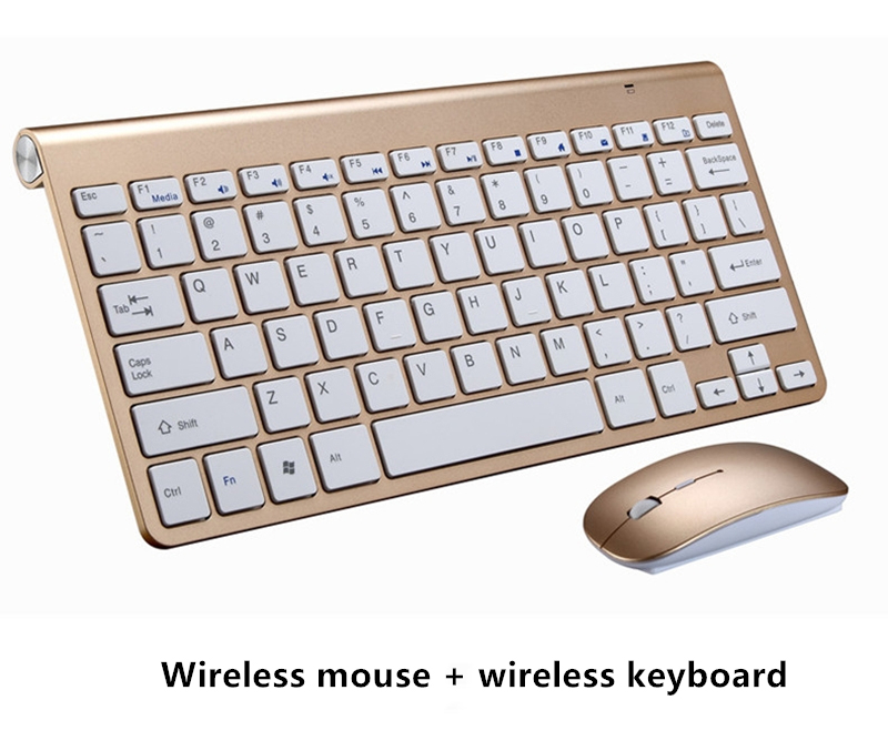 2.4G Wireless Keyboard and Mouse Mini Office Business Mute Keyboard Plus Mouse Combination Set For Laptop MAC Desktop Computer
