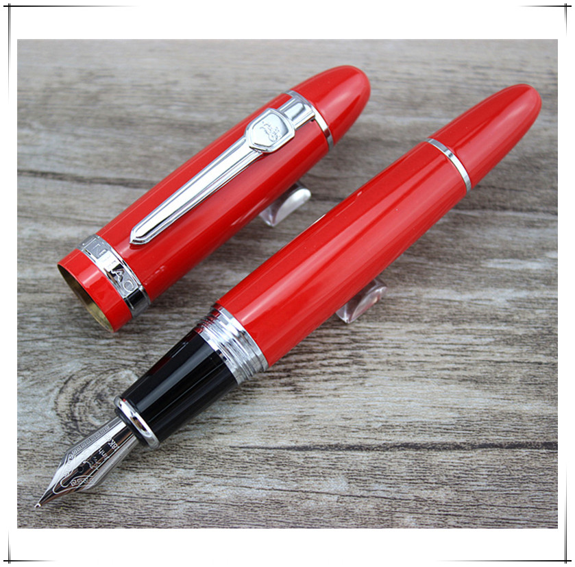 Jinhao 159 Metal Barrel Fountain Pen Ink Pens Calligraphy Practice Writing Business Pens Office School Supplies With Gift Pouch, Red
Jinhao 159 Metal Barrel Fountain Pen Ink Pens Calligraphy Practice Writing Business Pens Office School Supplies With Gift Pouch, Red