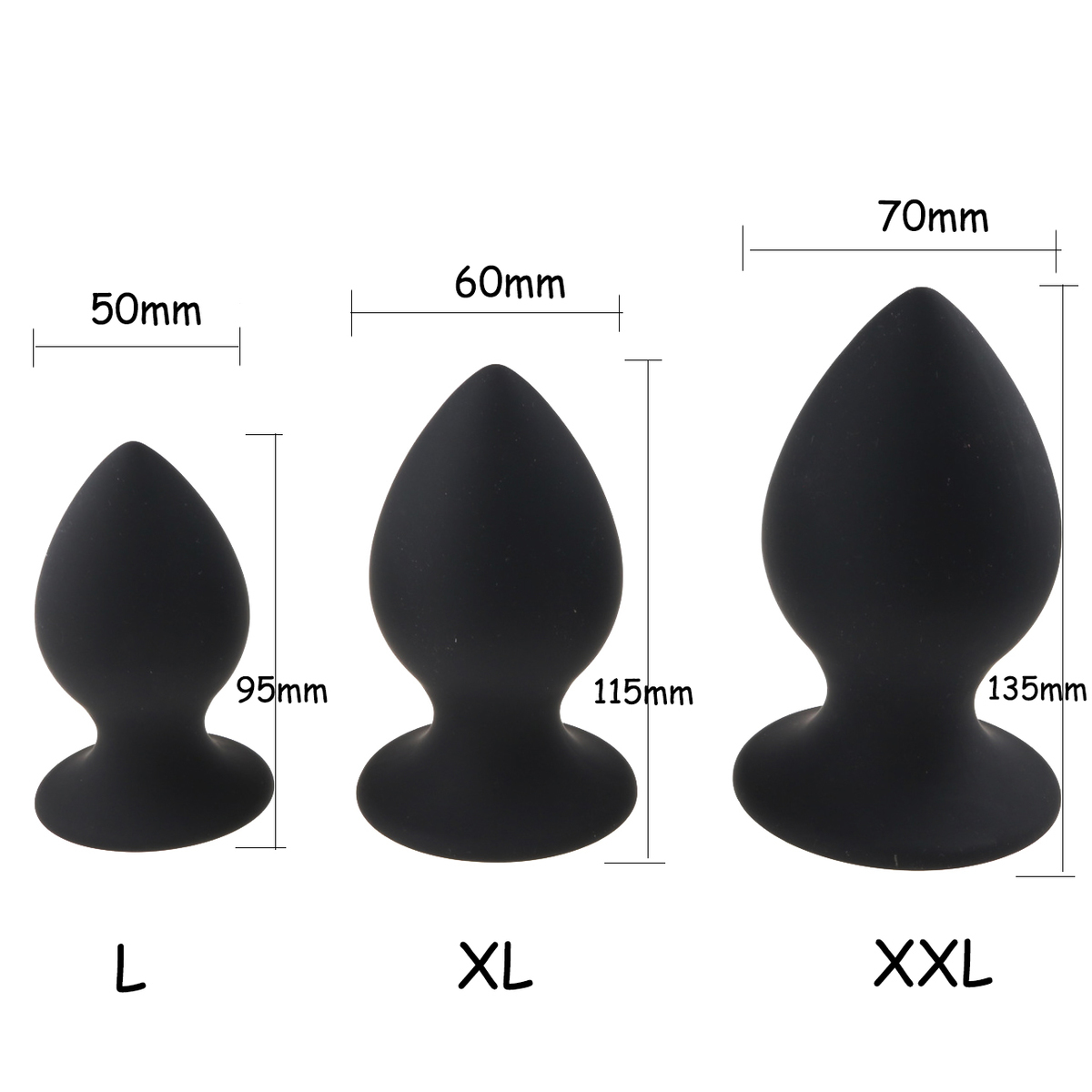 Super Big Size Anal Plug Silicone Butt Plug Large Huge Sex Toys for Women Anal Plug Unisex Erotic Toys Sex Products for Men Y18110402