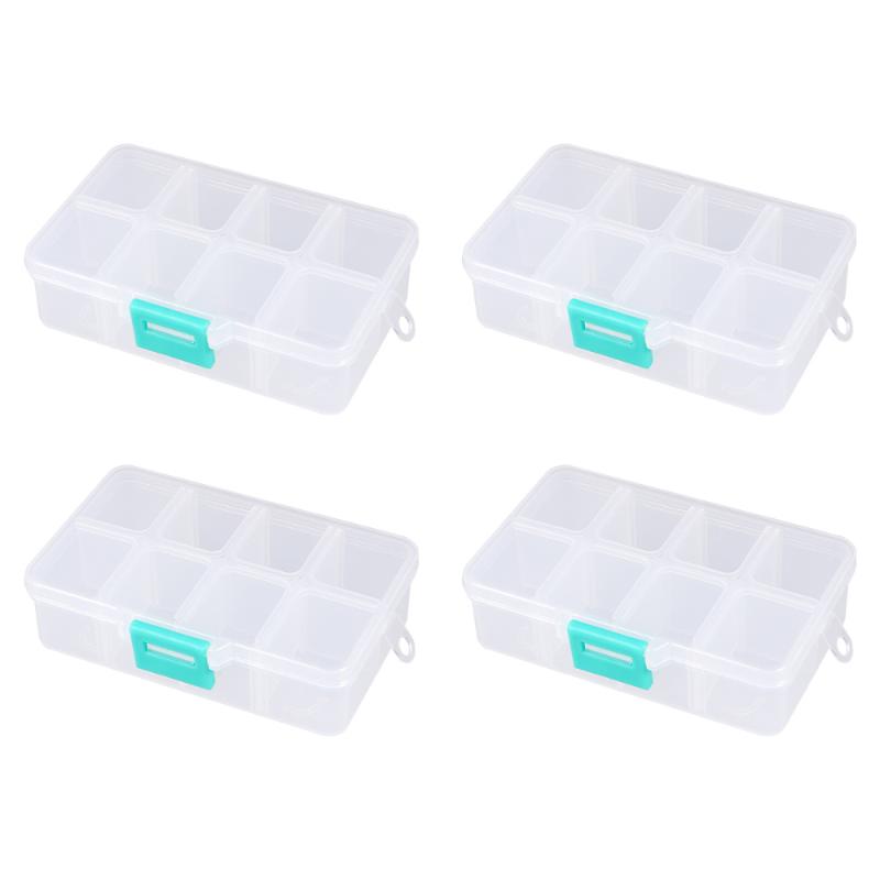 Jewelry Pouches, Bags 4pcs Plastic Storage Box Home Earring Bracelet Empty (Square, 8 Grids)
Jewelry Pouches, Bags 4pcs Plastic Storage Box Home Earring Bracelet Empty (Square, 8 Grids)