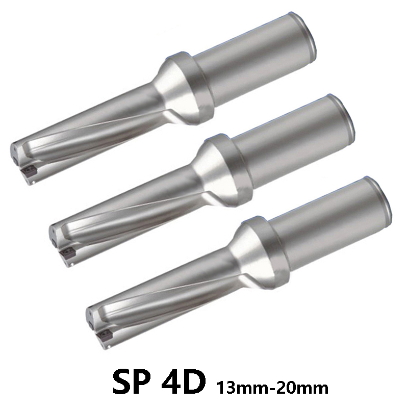 BEYOND SP 4D Type U Drill Indexable Drill Bit Shallow Hole CNC 13mm-20mm use Carbide Inserts SPMG Fast Bit
BEYOND SP 4D Type U Drill Indexable Drill Bit Shallow Hole CNC 13mm-20mm use Carbide Inserts SPMG Fast Bit
