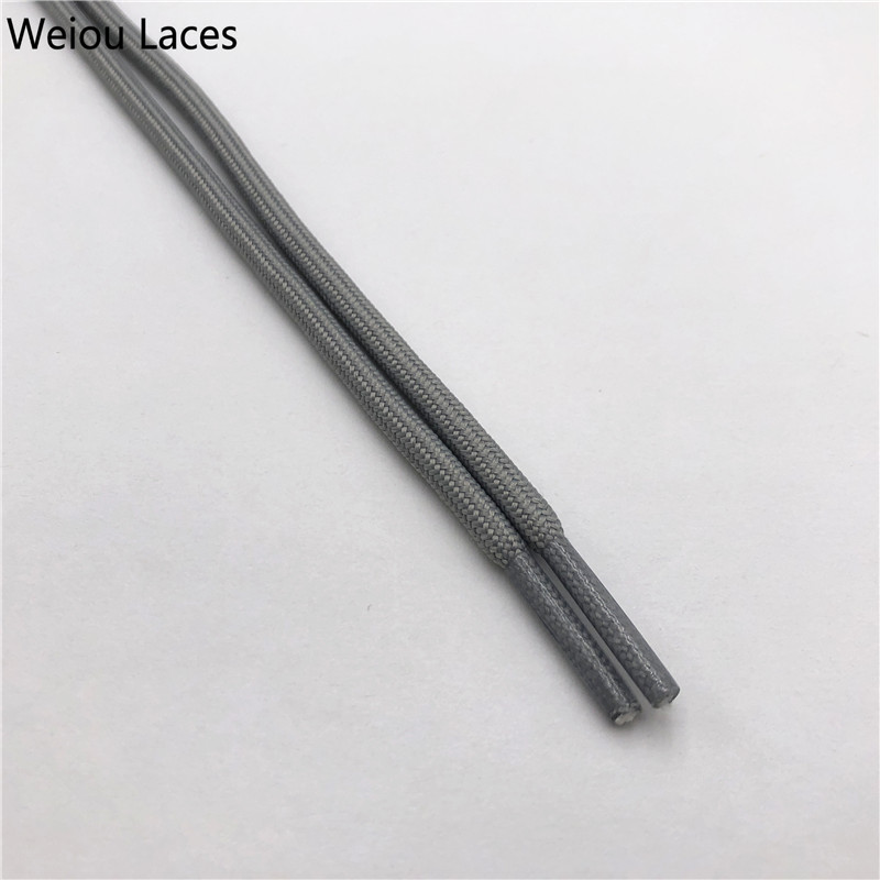 Weiou Fashion 5mm Polyester Rope Shoelaces Non-fading Outdoor Cord Sport Hiking Practical Bootlaces Strong Camping Shoes Laces 120cm