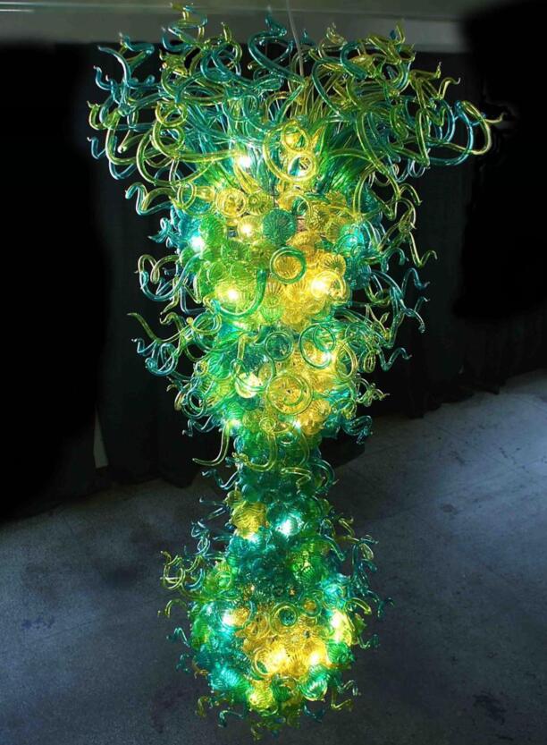 Lamps Modern Hand Blown Green Glass Chandeliers Lighting Energy Saving Light Source Art Decorative Large Hotel Chandelier
Lamps Modern Hand Blown Green Glass Chandeliers Lighting Energy Saving Light Source Art Decorative Large Hotel Chandelier