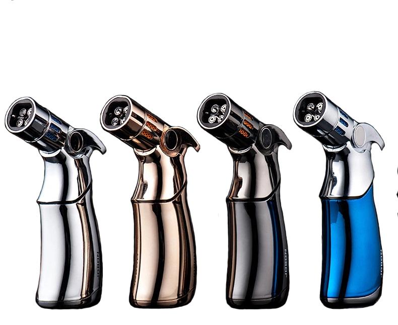 New four straight punching torch cigar lighter windproof barbecue outdoor essential creative metal kitchen must
New four straight punching torch cigar lighter windproof barbecue outdoor essential creative metal kitchen must