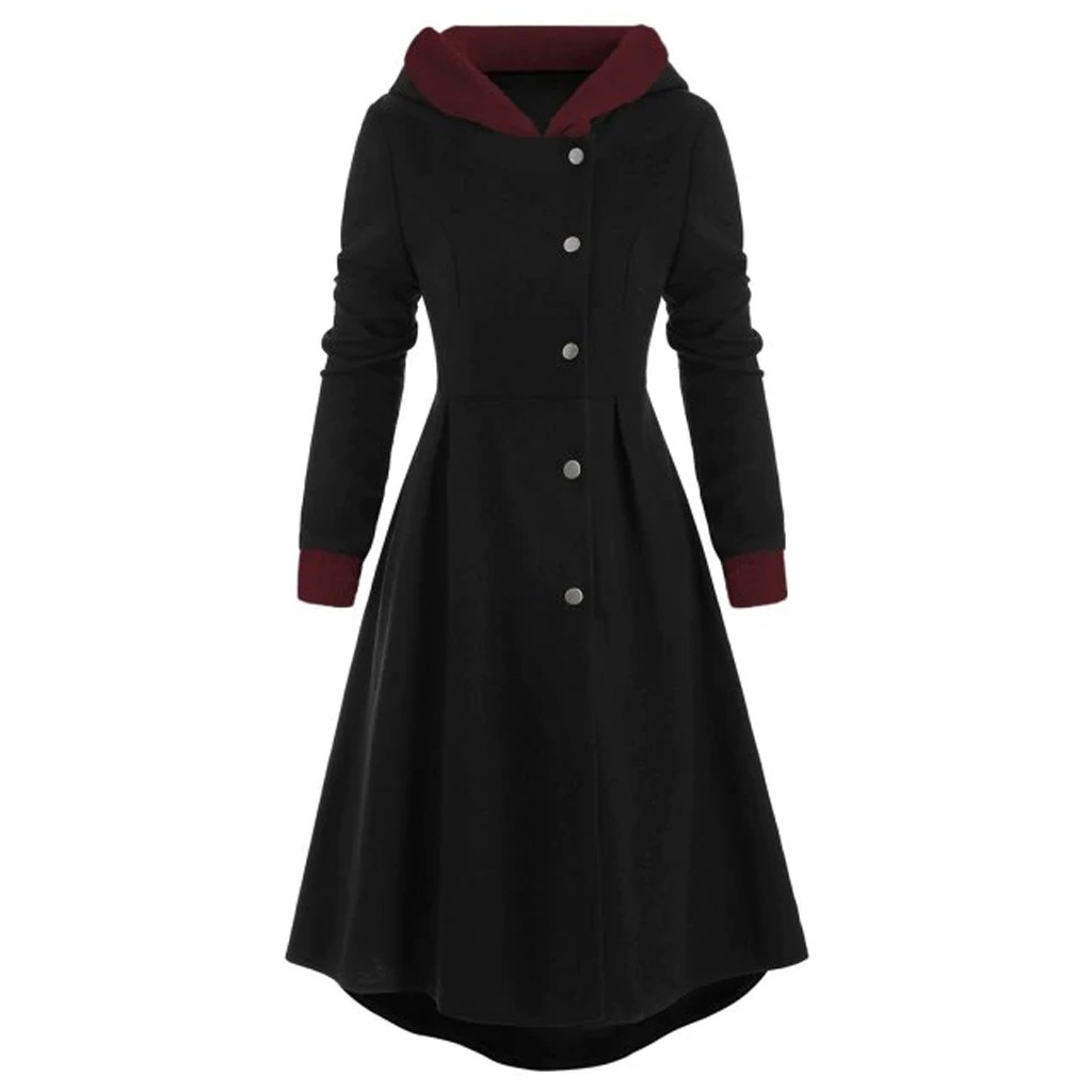 Women Long Jackets Winter Warm Fur Hooded Coats Elegant Female Long Sleeve Vintage Casual Jacket Button Oversized Outwear New, Black
Women Long Jackets Winter Warm Fur Hooded Coats Elegant Female Long Sleeve Vintage Casual Jacket Button Oversized Outwear New, Black