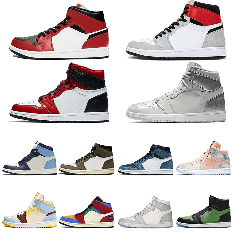 2020 Newest Jumpman 1 womens Mens Basketball Shoes 1s Satin Snake Light Smoke Black Toe mens Tie Dye trainers sports sneakers shoes, #25 bloodline 36-46
2020 Newest Jumpman 1 womens Mens Basketball Shoes 1s Satin Snake Light Smoke Black Toe mens Tie Dye trainers sports sneakers shoes, #25 bloodline 36-46
