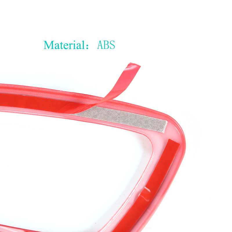 Red ABS Inner Door Bowl Ring Decorative For Jeep Grand Cherokee 2011+ High Quality Auto Exterior Accessories