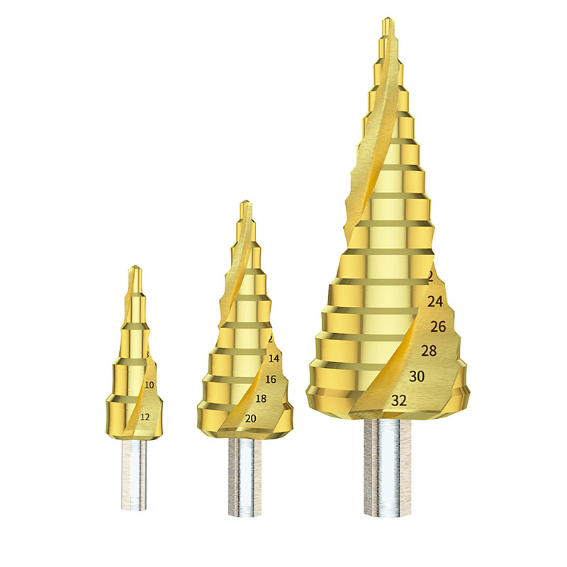 GANCHUN 3Pcs Pagoda Metal Steel Step Drill Bit Shape Triangle Shank for Metal Wood Hole Punching Steel Cone Drill Bit Set
GANCHUN 3Pcs Pagoda Metal Steel Step Drill Bit Shape Triangle Shank for Metal Wood Hole Punching Steel Cone Drill Bit Set