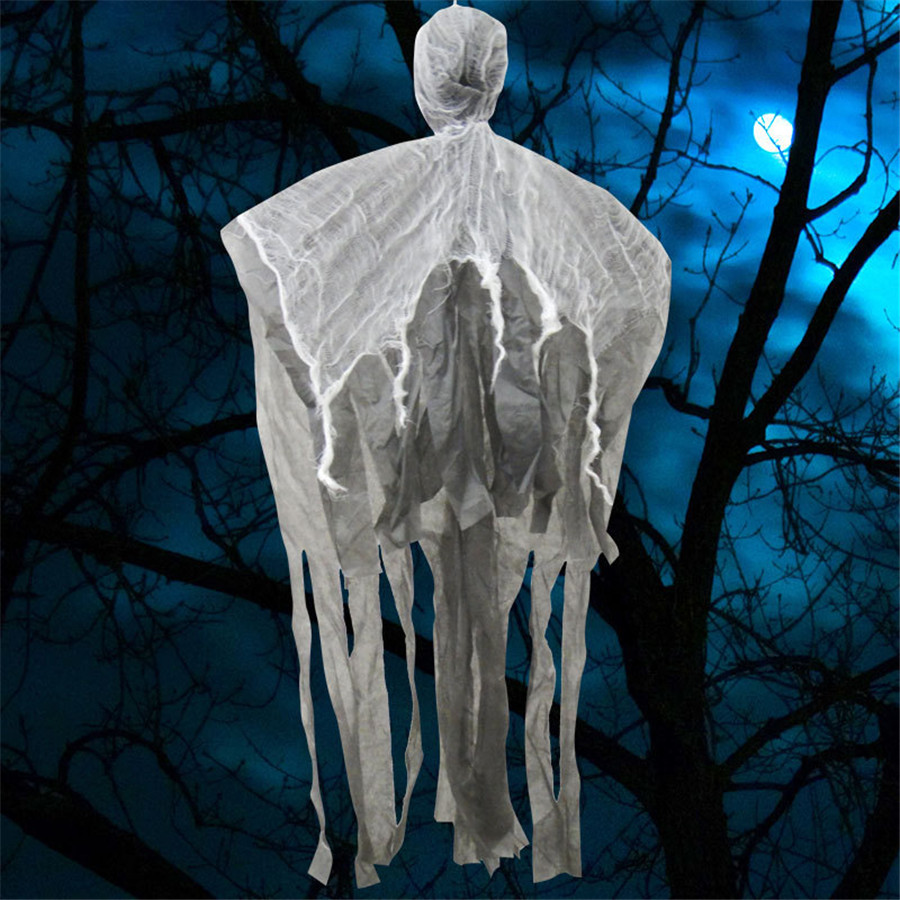 Halloween Decoration Creepy Skeleton Face Hanging Ghost Horror Haunted House Grim Reaper Halloween Props Supplies JK1909XB3670300