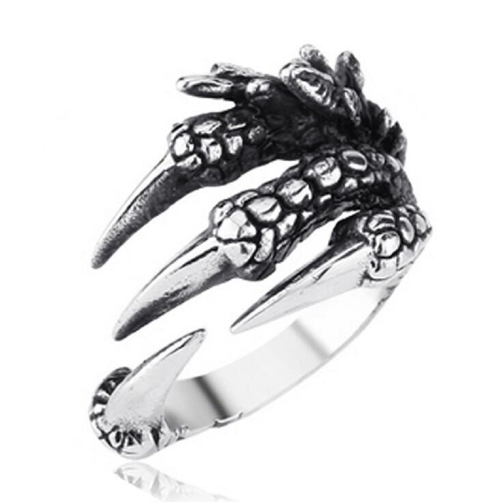 Hip hop ring hipster retro personality open index finger single domineering male eagle claw punk ring
Hip hop ring hipster retro personality open index finger single domineering male eagle claw punk ring