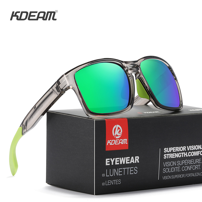 KDEAM Clear View Mirror Men's Sunglasses TR90 Frame with Elastic Rubber Cover Polarized Sunglasses Sport 503
KDEAM Clear View Mirror Men's Sunglasses TR90 Frame with Elastic Rubber Cover Polarized Sunglasses Sport 503
