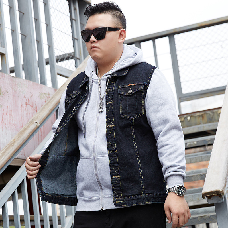 Mens Elastic Denim Vest Fashion Retro High Quality Washed Loose Casual Cowboy Vests Men Sleeveness Jeans Jacket Plus Size 8XL, Black
Mens Elastic Denim Vest Fashion Retro High Quality Washed Loose Casual Cowboy Vests Men Sleeveness Jeans Jacket Plus Size 8XL, Black