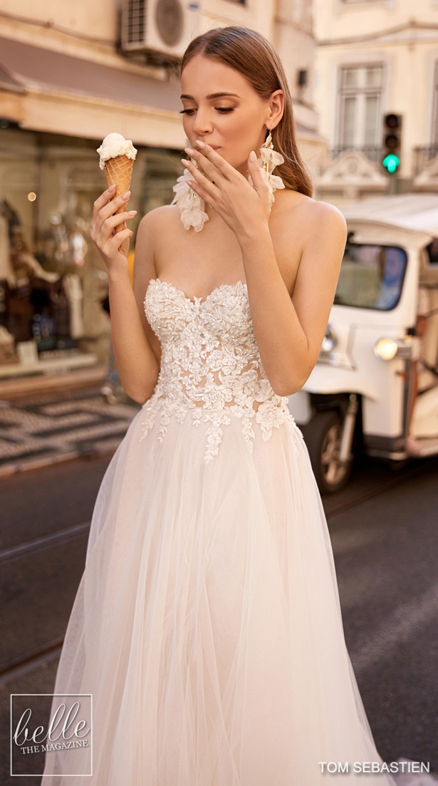 2019 Gali Karten Beach Wedding Dresses Sweetheart Lace Appliqued Bodice Beads A Line Floor Length Boho Wedding Dress Custom Bohemian Bridal