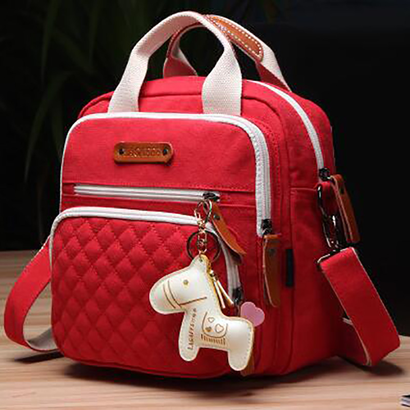 Diaper Bags Multifunction Diaper Bag Backpack Mother Care Hobos Bags Baby Stroller Nappy Bags for Mom with Horse Ornaments Travel Backpacks H250218