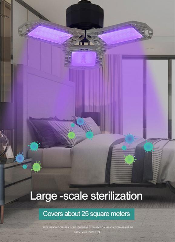 Dual-use Folding UV Sanitizer Germicidal Lamp Bulb Handheld UV Light Disinfection Lamp Home Office Garage light Cleaning Tool
Dual-use Folding UV Sanitizer Germicidal Lamp Bulb Handheld UV Light Disinfection Lamp Home Office Garage light Cleaning Tool