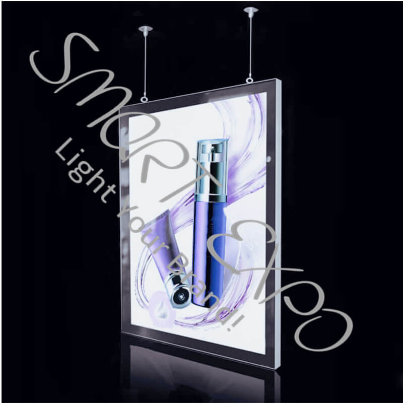 60*120cm Advertising Magnetic Cable Wire Display Double Sided Hanging Light Box for Ad Poster Display with Hang Set Wooden Case Packing
60*120cm Advertising Magnetic Cable Wire Display Double Sided Hanging Light Box for Ad Poster Display with Hang Set Wooden Case Packing