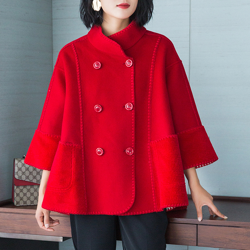 Spring Autumn Coat Women Clothes 2019 Korean Vintage Streetwear Wool Jacket Double-sided Women Tops Abrigo Mujer F15a ZT3317, Red
Spring Autumn Coat Women Clothes 2019 Korean Vintage Streetwear Wool Jacket Double-sided Women Tops Abrigo Mujer F15a ZT3317, Red