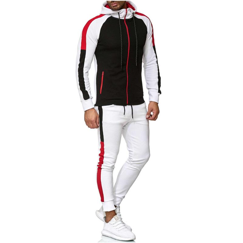Hot style 2020 men's casual sports fitness training hoodie suit stripe color fashion sports suit fitness training men's, Beige
Hot style 2020 men's casual sports fitness training hoodie suit stripe color fashion sports suit fitness training men's, Beige