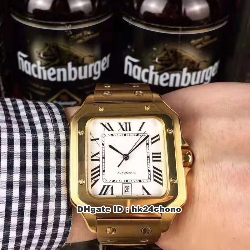 4 Style Best 18K Yellow Gold Large Miyota 8215 Autoamtic Mens Watch White Dial 18k Yellow Gold Bracelet Gents Watches CA2D
4 Style Best 18K Yellow Gold Large Miyota 8215 Autoamtic Mens Watch White Dial 18k Yellow Gold Bracelet Gents Watches CA2D