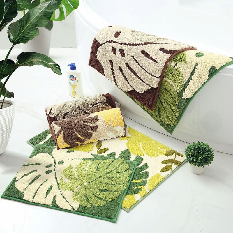 Plant Anti-slip Bathroom Rug Living Room Carpet Decorative Kitchen Floor Mat Outdoor Entrace Doormat, Green
Plant Anti-slip Bathroom Rug Living Room Carpet Decorative Kitchen Floor Mat Outdoor Entrace Doormat, Green