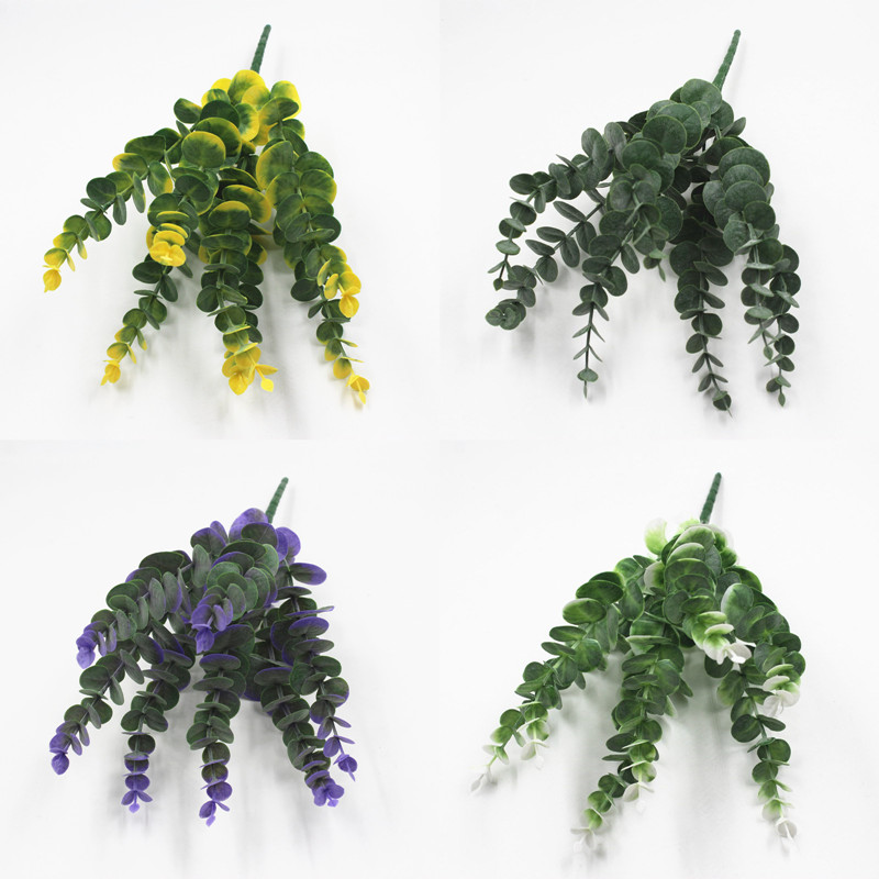 DIY Handmade Colorful Leaf Plant Artificial Bouquet For Home Hotel Party Decoration Eucalyptus Leaves orchid plants, White
DIY Handmade Colorful Leaf Plant Artificial Bouquet For Home Hotel Party Decoration Eucalyptus Leaves orchid plants, White