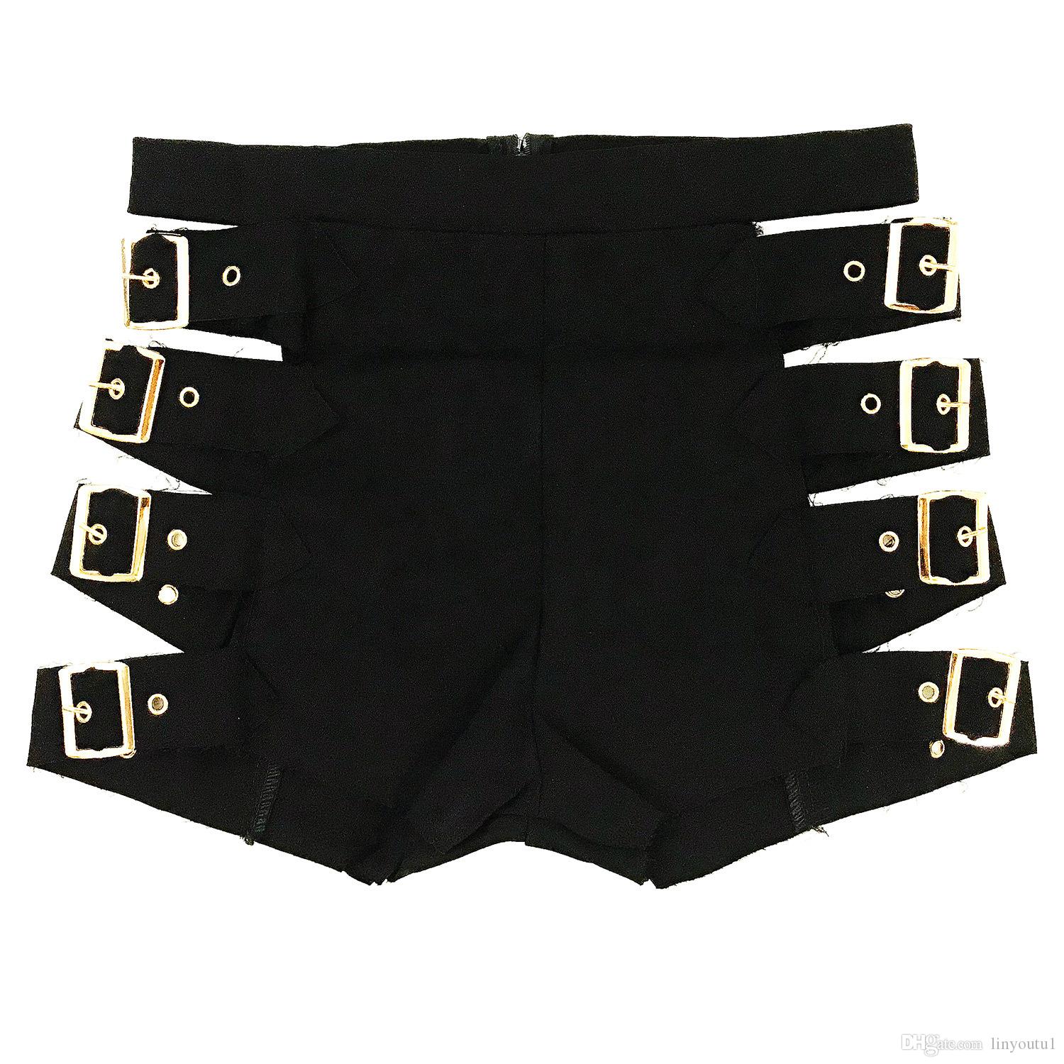 2020 Summer Women's Black Shorts Hot Pants Ultra Short Nightclub Women's Bermuda Low Waist Short Pants Women