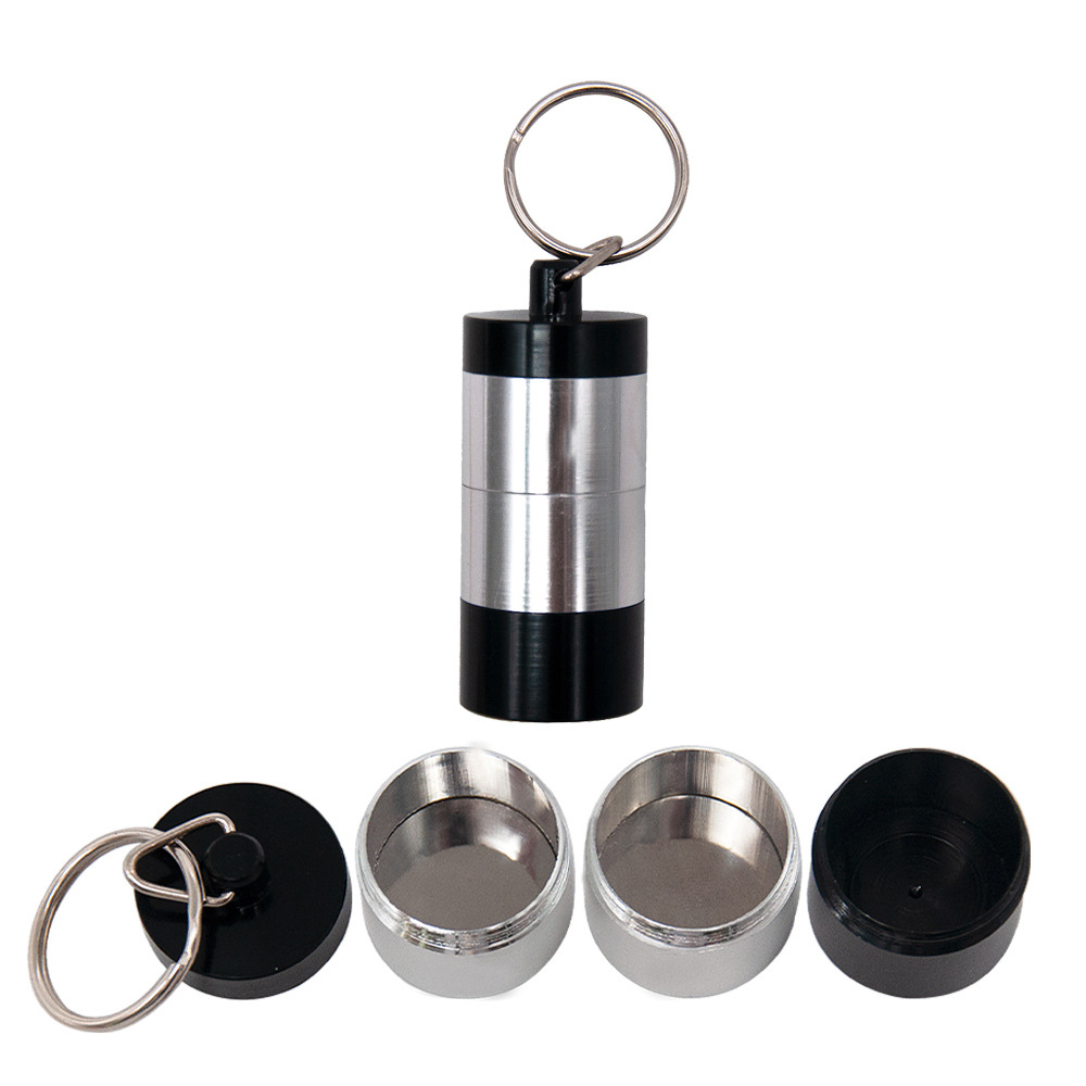 Portable Dab Wax Tobacco Container 4 Layers Medicine Box Metal Pill Cases Jars Storage Holder for Dry Herb Herbal Vaporizer Keychain
Portable Dab Wax Tobacco Container 4 Layers Medicine Box Metal Pill Cases Jars Storage Holder for Dry Herb Herbal Vaporizer Keychain