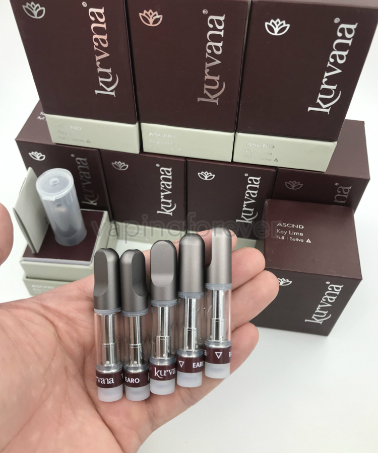 New Kurvana Kuvana Vape Cartridge Vapor Atomizers Pyrex Glass Ceramic Coil Thick Oil Cartridges 510 Thread Vapes Packaging Box Cali California Honey
New Kurvana Kuvana Vape Cartridge Vapor Atomizers Pyrex Glass Ceramic Coil Thick Oil Cartridges 510 Thread Vapes Packaging Box Cali California Honey