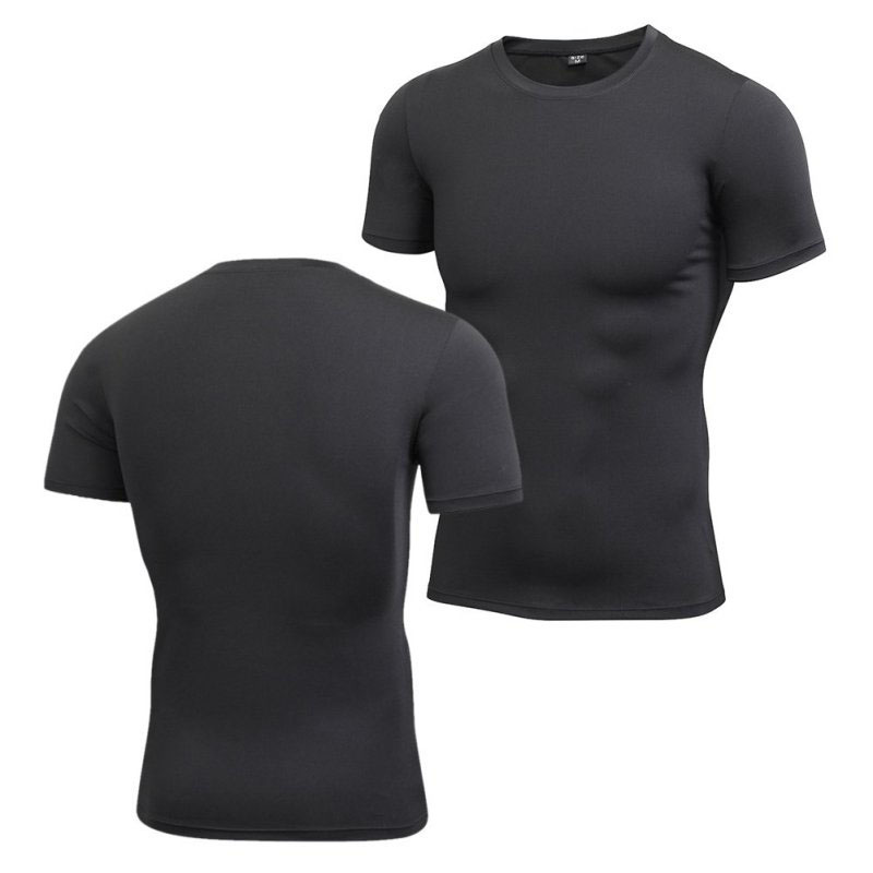 Man Summer Compression T-Shirts Elastic Quick Drying Basketball Running Short Sleeve Sports Tight Base Layer Tops, Black
Man Summer Compression T-Shirts Elastic Quick Drying Basketball Running Short Sleeve Sports Tight Base Layer Tops, Black