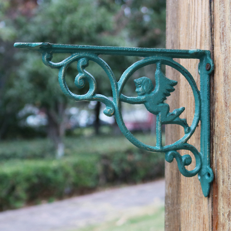 Antique Gold Blue Angel Cast Iron Triangular Fixing Frame European Home Garden Decor Vertical Angle Wall Support Iron Frame Hook
Antique Gold Blue Angel Cast Iron Triangular Fixing Frame European Home Garden Decor Vertical Angle Wall Support Iron Frame Hook