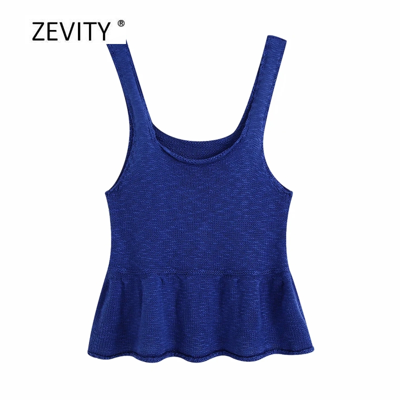 Zevity New women simply solid color patchwork hem ruffles knitting sweater female basic sleeveless sling sweaters chic tops S321, Bb s321m
Zevity New women simply solid color patchwork hem ruffles knitting sweater female basic sleeveless sling sweaters chic tops S321, Bb s321m
