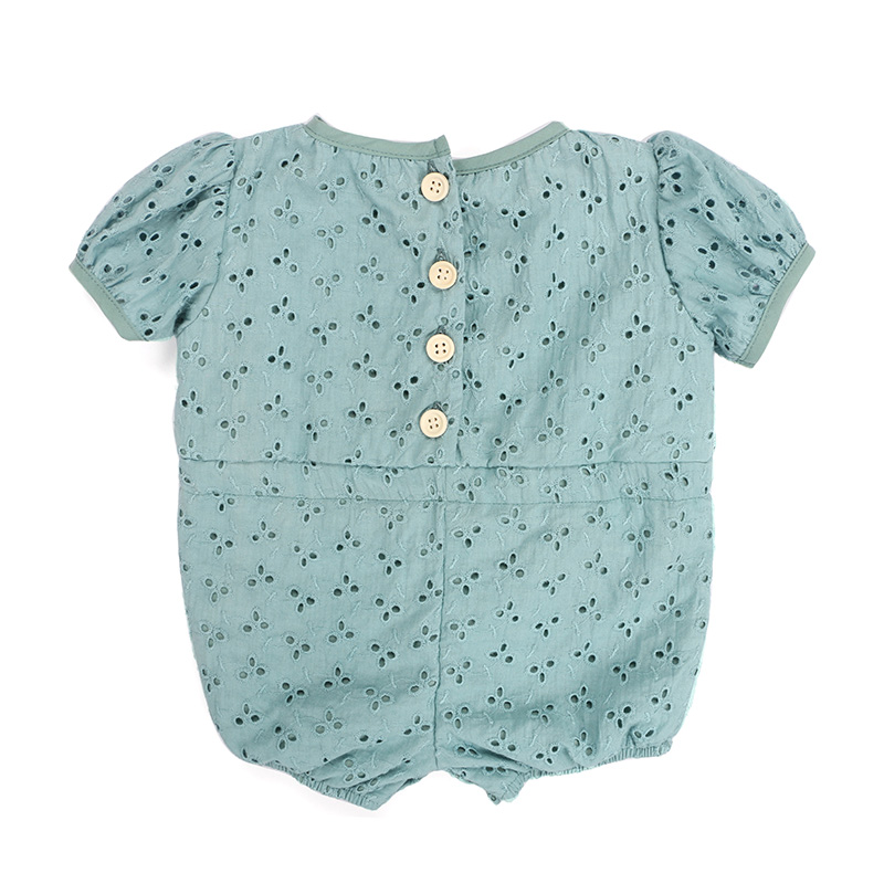 Kaiya Angle 2020 Summer Infant Baby Girl Clothes Solid Cotton Hollowed-Out Romper Bodysuit Single Breasted Toddler Girl Jumpsuit, As pic
Kaiya Angle 2020 Summer Infant Baby Girl Clothes Solid Cotton Hollowed-Out Romper Bodysuit Single Breasted Toddler Girl Jumpsuit, As pic