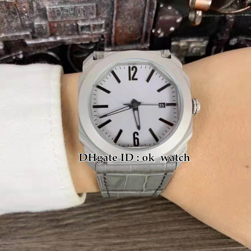 High Quality Titanium Steel Case Octo 102858 2813 Automatic Mens Watch Gray Dial Leather Strap Gents Business Watches
High Quality Titanium Steel Case Octo 102858 2813 Automatic Mens Watch Gray Dial Leather Strap Gents Business Watches
